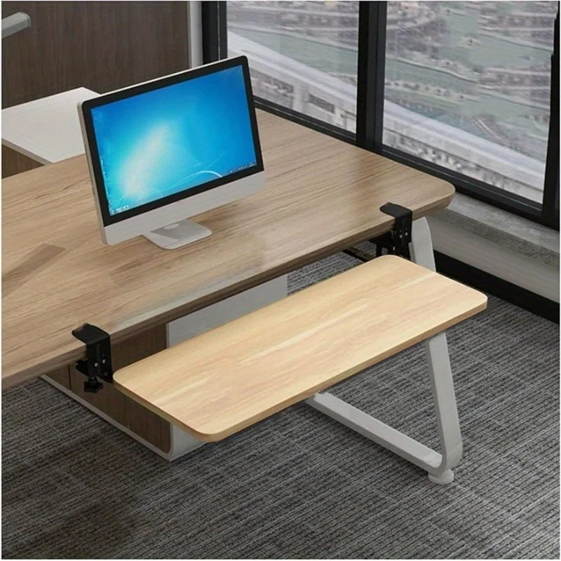 Keyboard Tray Under Desk - 1PC 클램프 키보드 트레이 인체공학적 슬라이딩