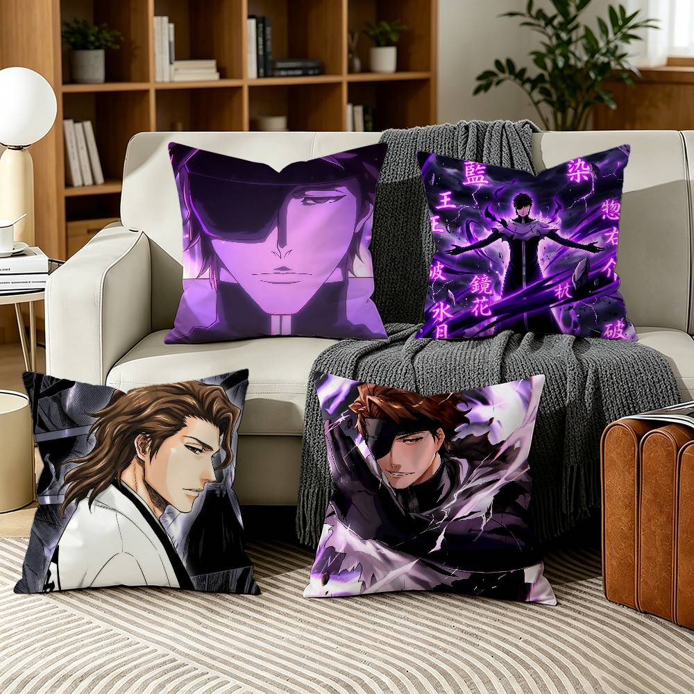 Home Office Bleaching - B-Bleach Anime Aizen 베개 케이스 소파