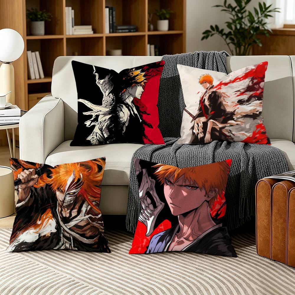 Home Office Bleaching - B-Bleachs K-Kurosaki Ichigo 베개 케이스 소파
