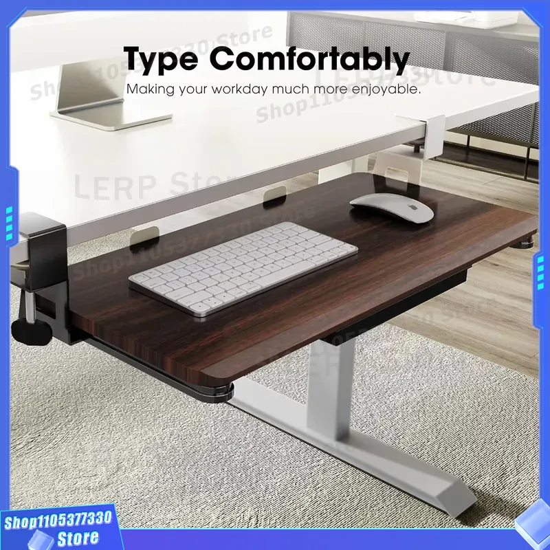 C형 클립형 슬라이딩 키보드 마우스 트레이, 책상 아래 - Keyboard Tray Under Desk 리뷰 및 가격