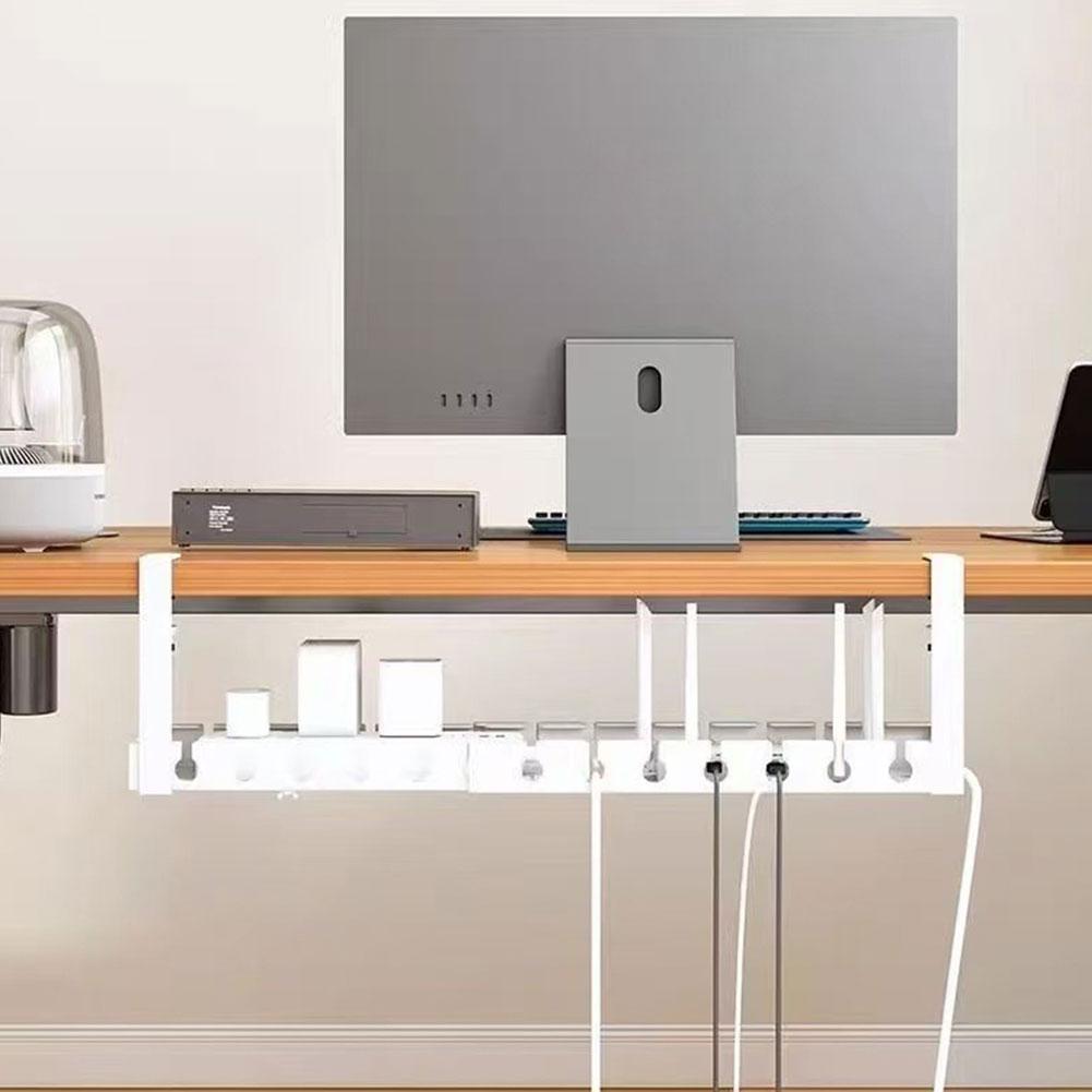 책상 아래 수납 랙 무타공 금속 케이블 정리 트레이 가 - Power Strip Desk 리뷰 및 가격
