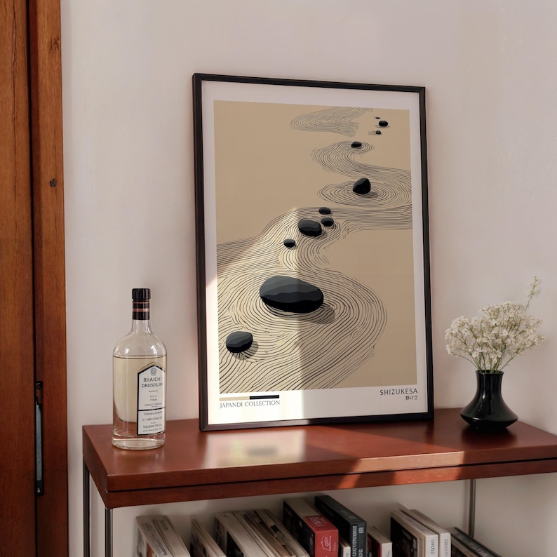 2pcs Japandi Zen 캔버스 벽 아트 포스터, - Home Office Japandi 리뷰 및 가격