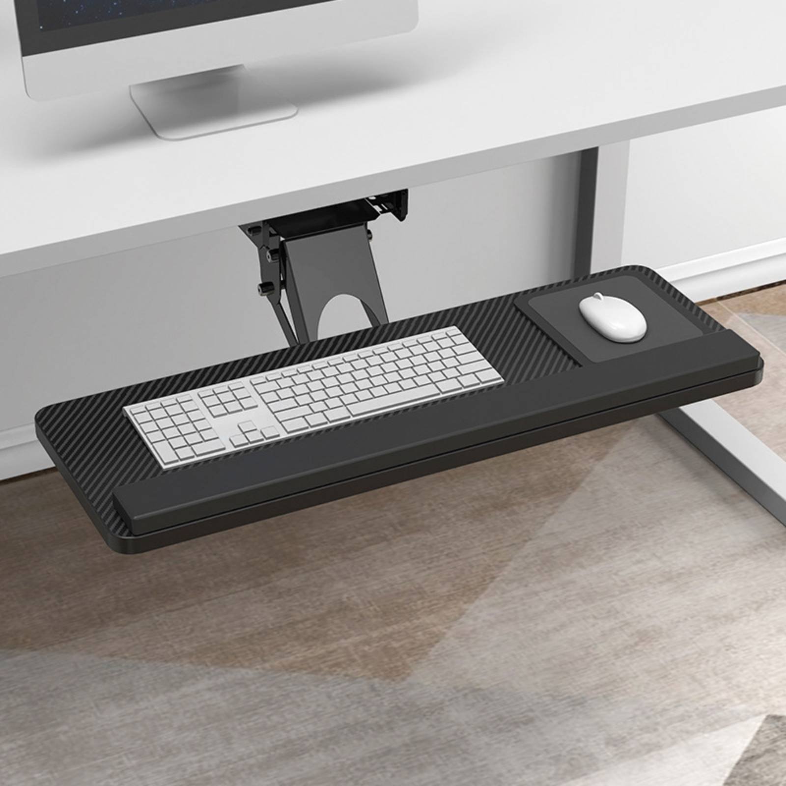 책상 아래 키보드 트레이 깔끔한 공간을 제공하는 조절  - Keyboard Tray Under Desk 리뷰 및 가격