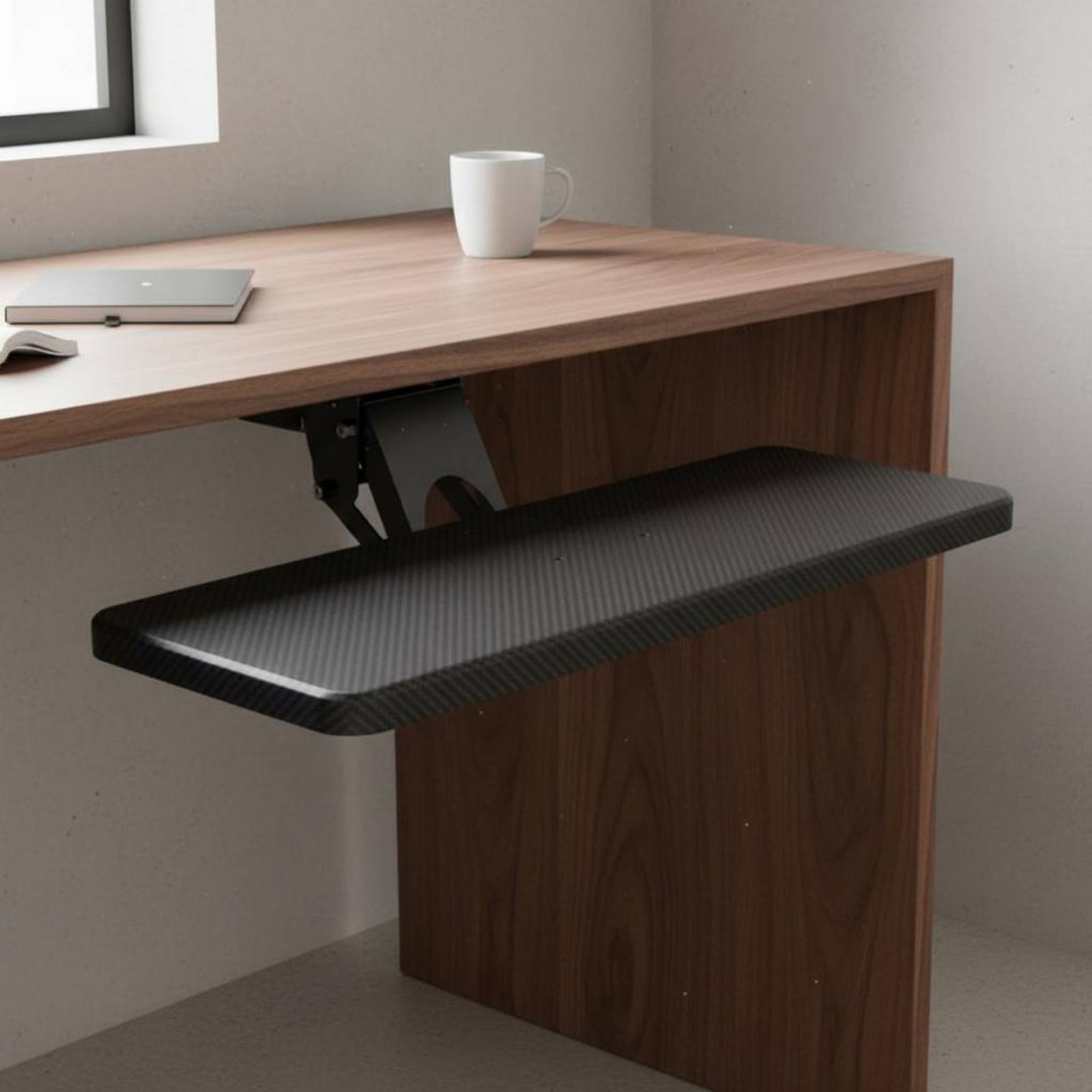 책상 아래 키보드 트레이 깔끔한 공간을 제공하는 조절  - Keyboard Tray Under Desk 리뷰 및 가격