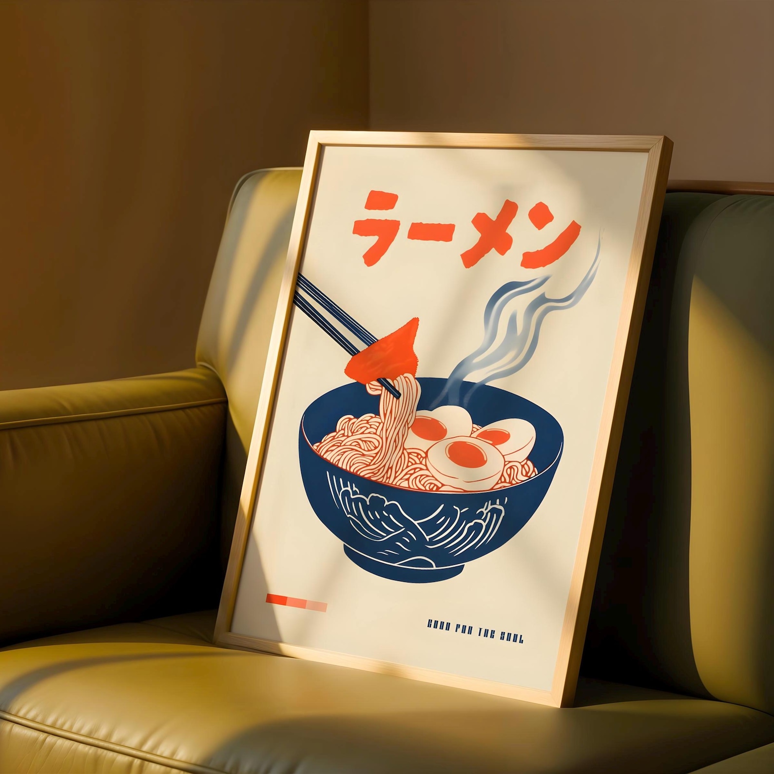 일본 라멘 캔버스 프린트 – 일본 음식 프린트, 라멘  - Home Office Japandi 리뷰 및 가격